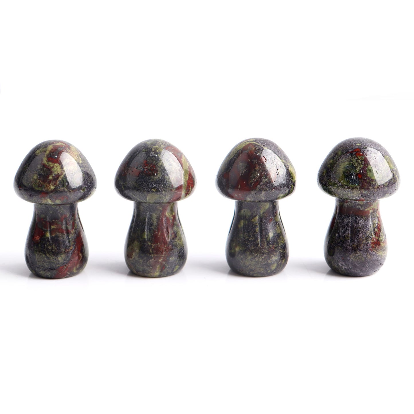 10pcs Crystal Mushroom Natural Stone Hand Carved Sculpture