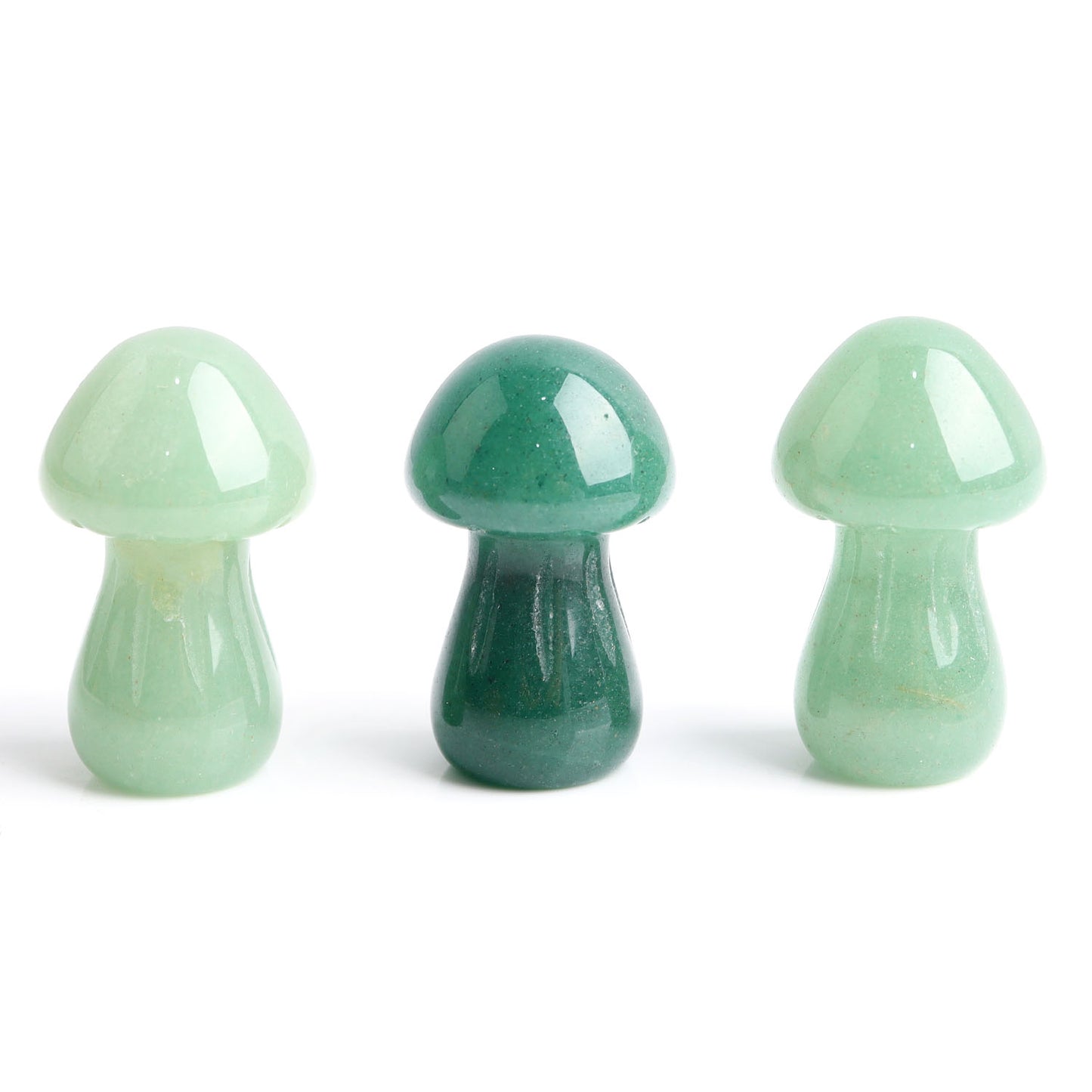 10pcs Crystal Mushroom Natural Stone Hand Carved Sculpture