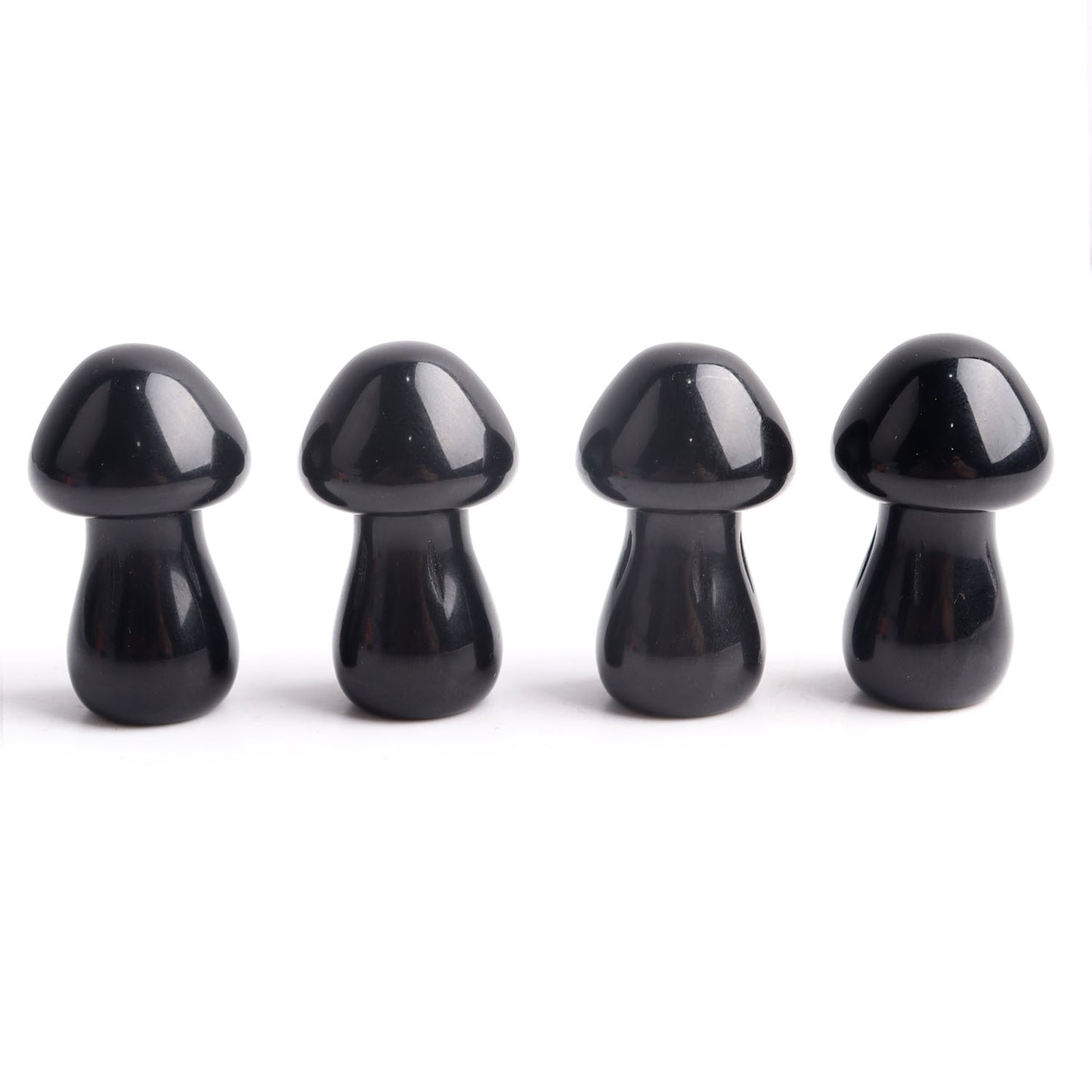 10pcs Crystal Mushroom Natural Stone Hand Carved Sculpture