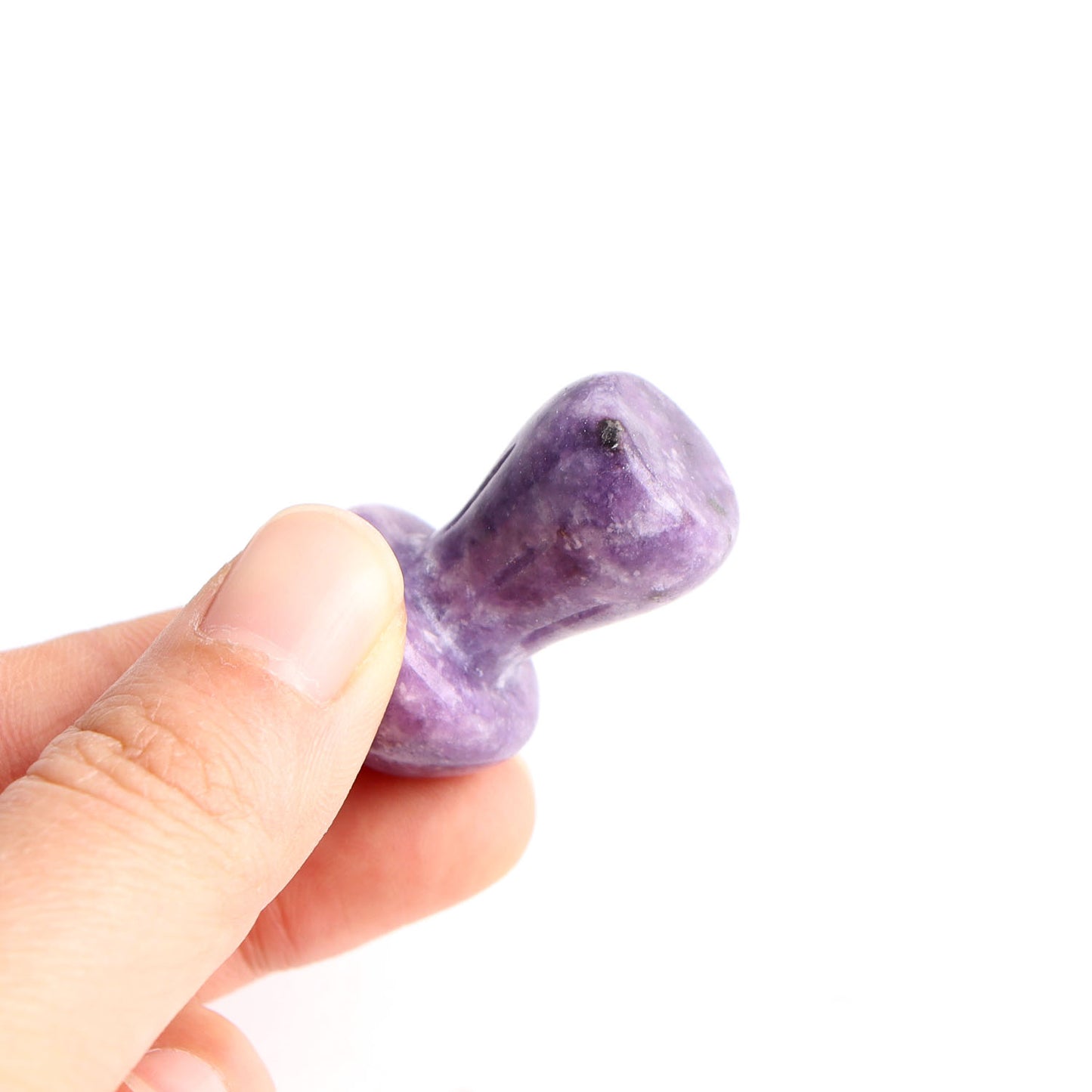10pcs Crystal Mushroom Natural Stone Hand Carved Sculpture