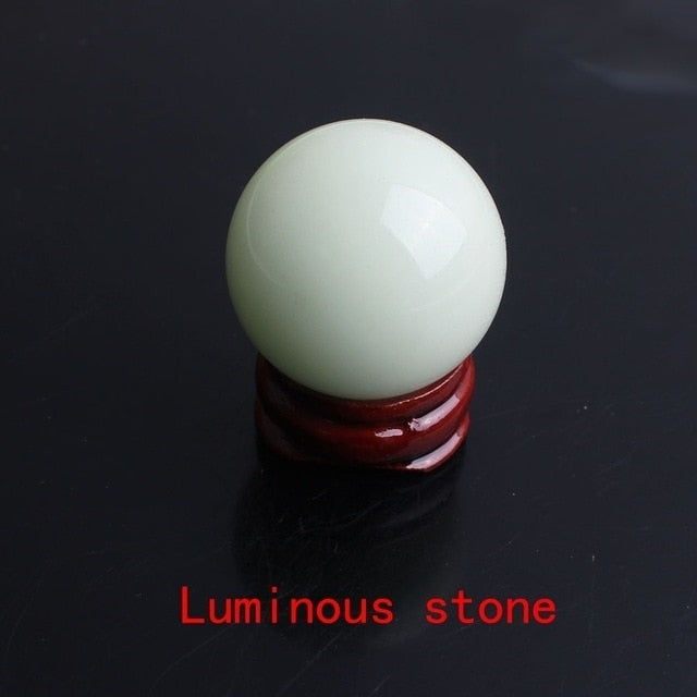 1PC 28-30mm Natural Amethyst Obsidian Crystal Ball Sphere with Holder