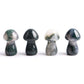 10pcs Crystal Mushroom Natural Stone Hand Carved Sculpture