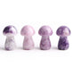 10pcs Crystal Mushroom Natural Stone Hand Carved Sculpture