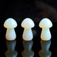 10pcs Crystal Mushroom Natural Stone Hand Carved Sculpture