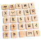 25pcs wooden rune divination tool healing