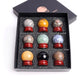 9pcs Mixed Crystal Balls in Gift box