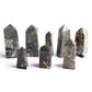 1kg Moss Copper Ore Agate Crystal Point