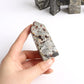 1kg Moss Copper Ore Agate Crystal Point