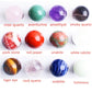 12pcs Mixed Natural Crystal Spheres