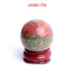 1PC 28-30mm Natural Amethyst Obsidian Crystal Ball Sphere with Holder