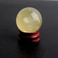 1PC 28-30mm Natural Amethyst Obsidian Crystal Ball Sphere with Holder