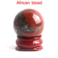 1PC 28-30mm Natural Amethyst Obsidian Crystal Ball Sphere with Holder