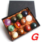 12pcs Mixed Natural Crystal Spheres
